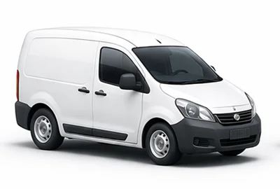 Dopravce Malá dodávka Renault kangoo v Wondelgem Belgie
